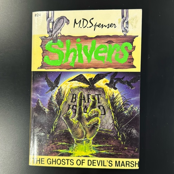 Shivers #24: The Ghosts of Devil’s Marsh by M.D. Spenser - Vintage Novel - Picture 1 of 9